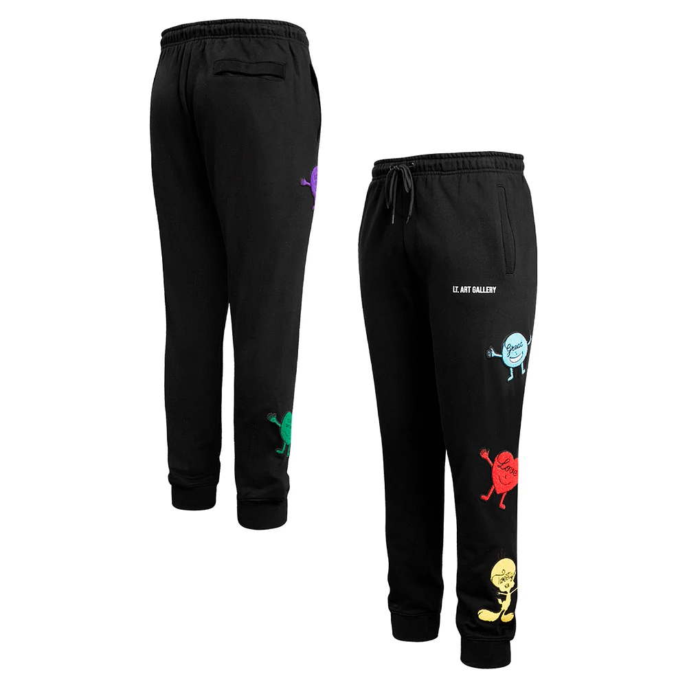 Men's Freeze Max Black Looney Tunes Positive Energy Jogger Pants