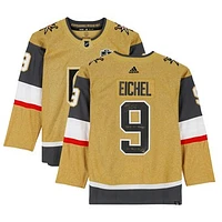 Jack Eichel Vegas Golden Knights Autographed Gold Adidas Authentic Jersey with Multiple Inscriptions - Limited Edition of 26