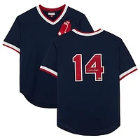 Jim Rice Boston Red Sox Autographed Blue 1989 Mitchell & Ness Authentic Batting Practice Jersey
