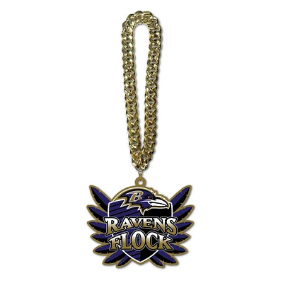 MOJO Baltimore Ravens Slogan Fan Chain Necklace