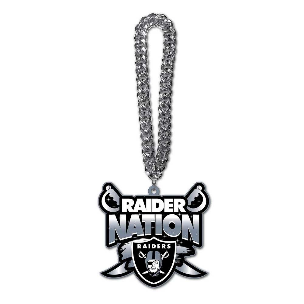MOJO Las Vegas Raiders Slogan Fan Chain Necklace