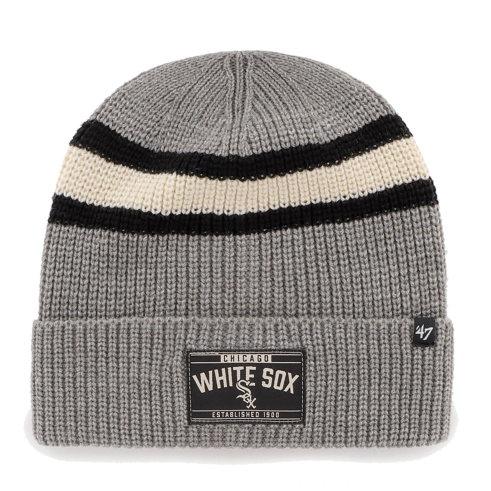 Men's '47 Graphite Chicago White Sox Penobscot Cuffed Knit Hat