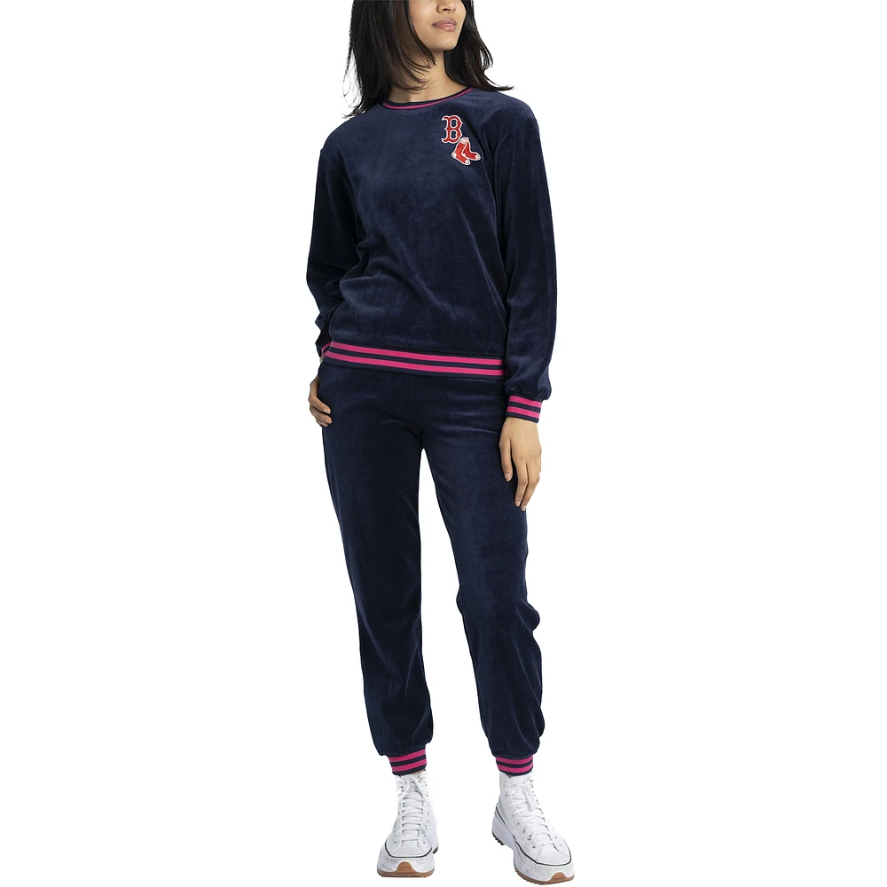 Womens Lusso Navy Boston Red Sox Neely Naveen Set
