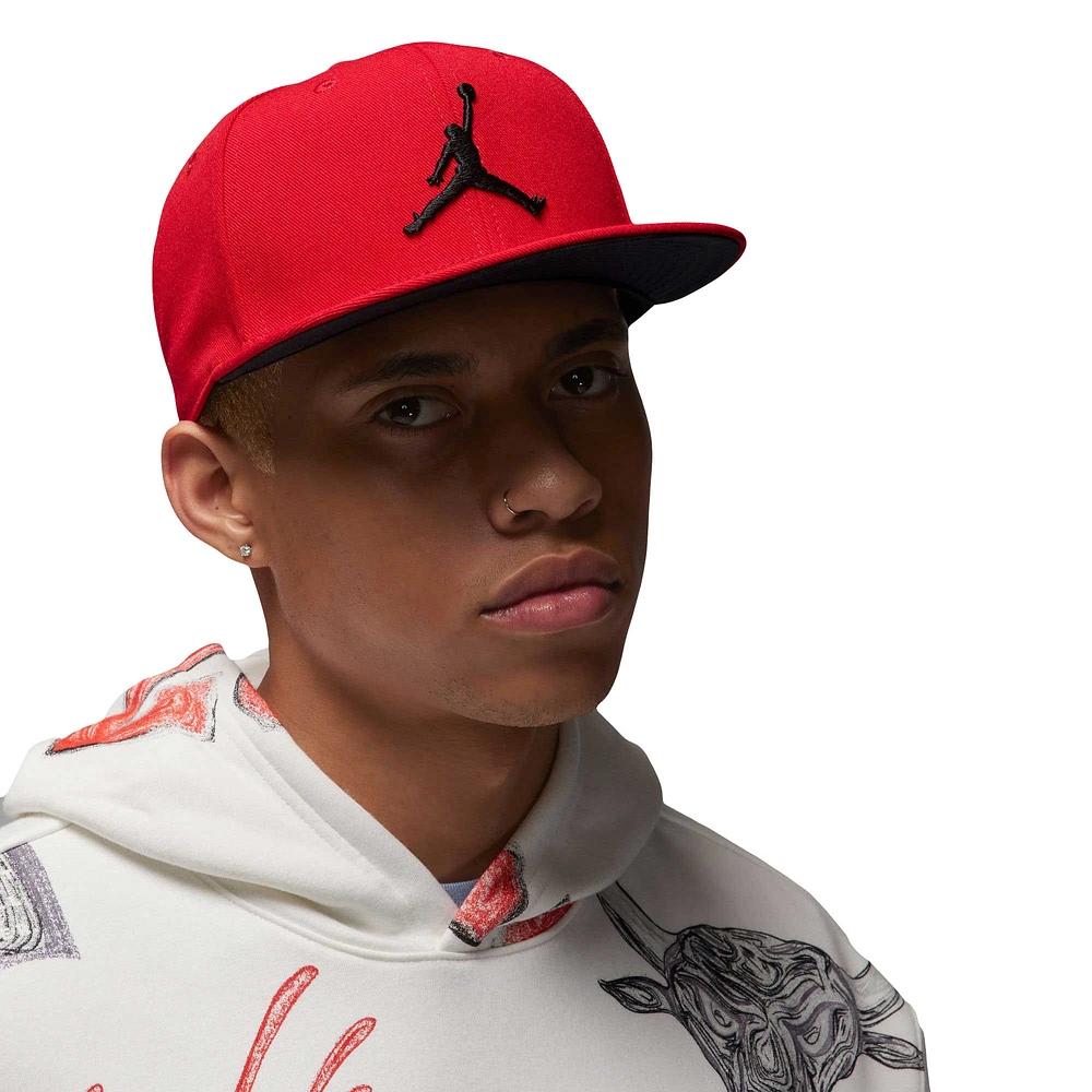 Men's Jordan Brand Red Pro Jumpman Snapback Hat
