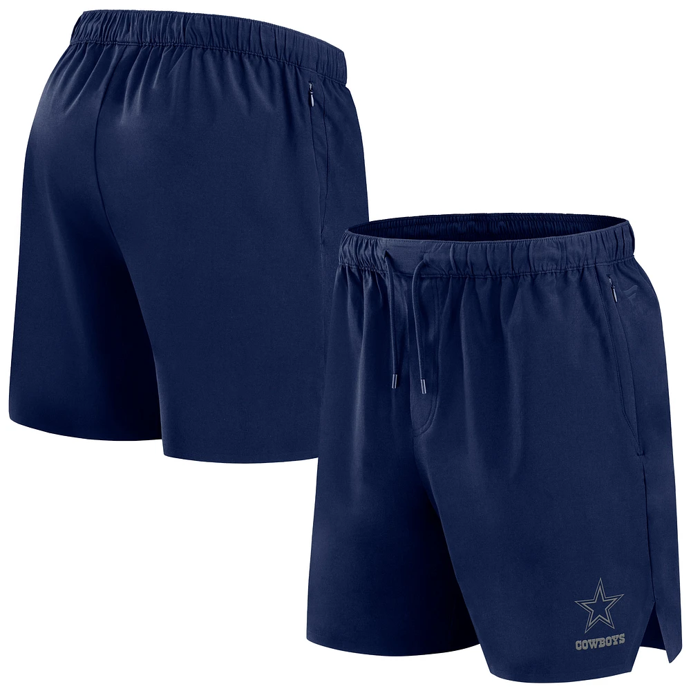 Men's Fanatics Navy Dallas Cowboys Front Office Micro Tonal Shorts