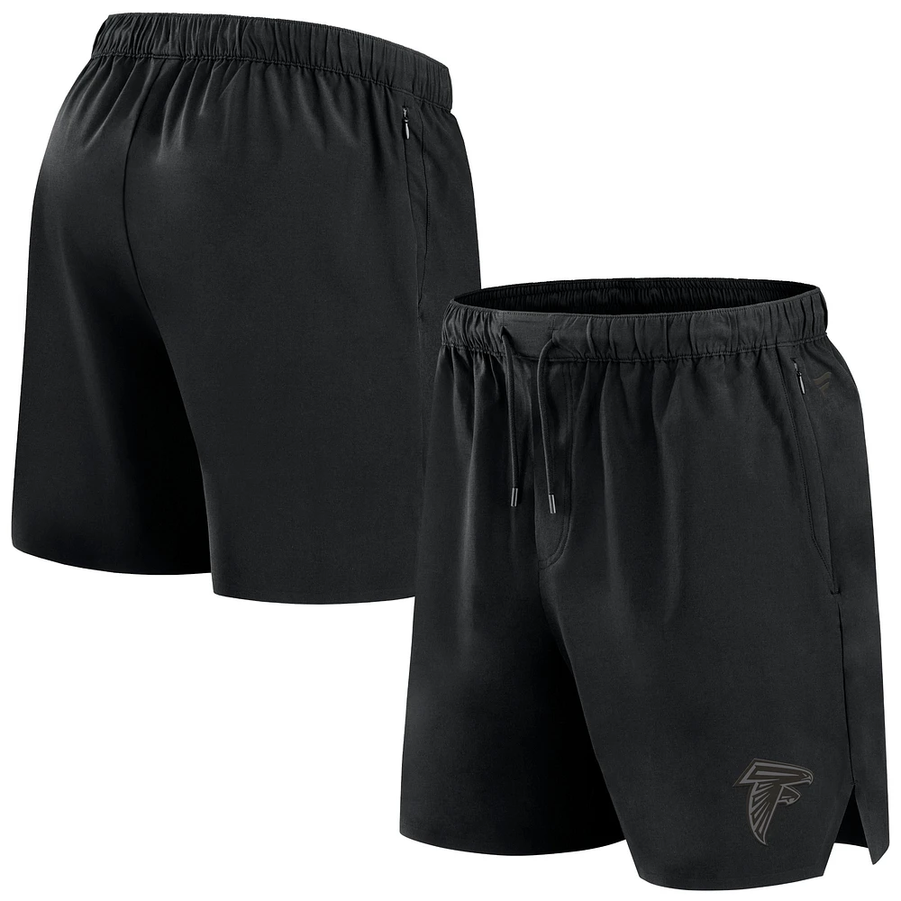 Men's Fanatics Black Atlanta Falcons Front Office Micro Tonal Shorts