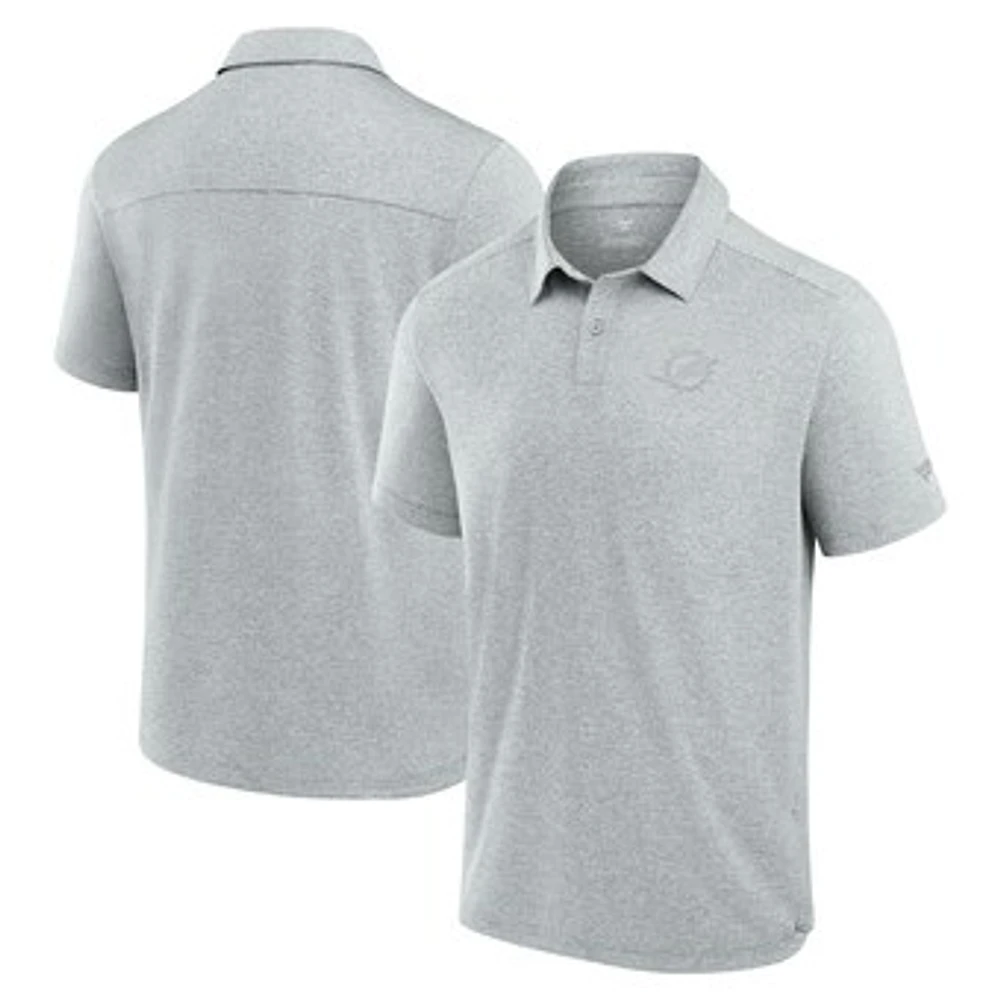 Men's Fanatics Gray Miami Dolphins Front Office Tech Polo