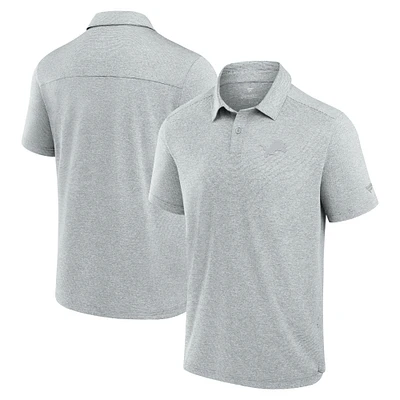 Men's Fanatics Gray Detroit Lions Front Office Tech Polo