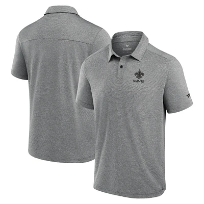 Men's Fanatics Black New Orleans Saints Front Office Tech Polo
