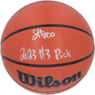 Scoot Henderson Portland Trail Blazers Autographed Wilson Authentic Series Indoor/Outdoor Basketball with "2023 #3 Pick" Inscription