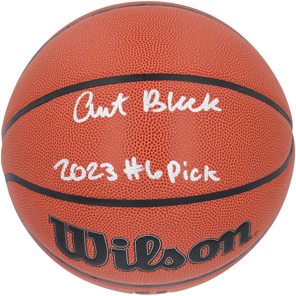 Anthony Black Orlando Magic Autographed Wilson Authentic Series Indoor/Outdoor Basketball with "2023 #6 Pick" Inscription