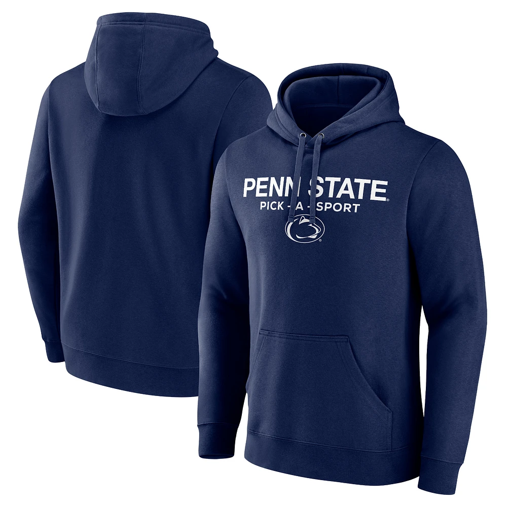 Men's Navy Penn State Nittany Lions Authentic Pick-A-Sport Pullover Hoodie