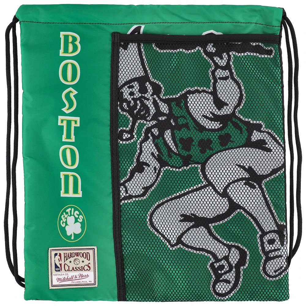 Mitchell & Ness Boston Celtics Hardwood Classics Team Logo Cinch Bag