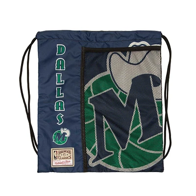 Mitchell & Ness Dallas Mavericks Hardwood Classics Team Logo Cinch Bag