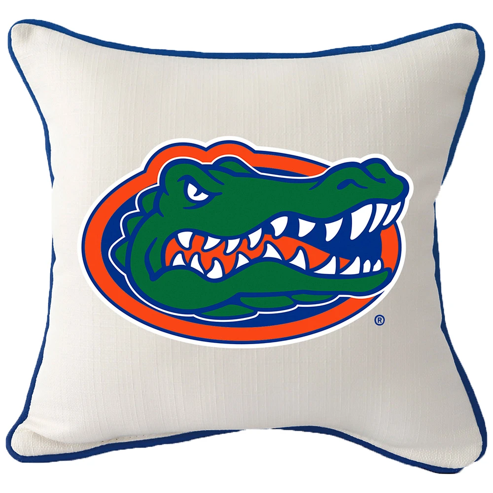 Little Birdie Florida Gators Primary Logo Piped Pillow