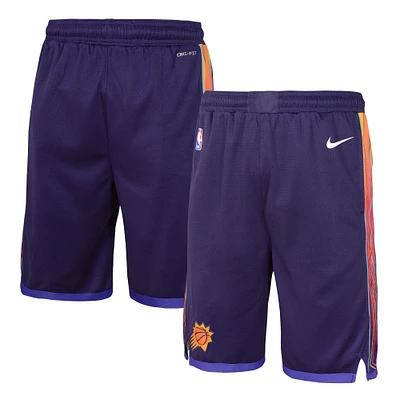 Youth Nike Purple Phoenix Suns 2023/24 City Edition Swingman Performance Shorts