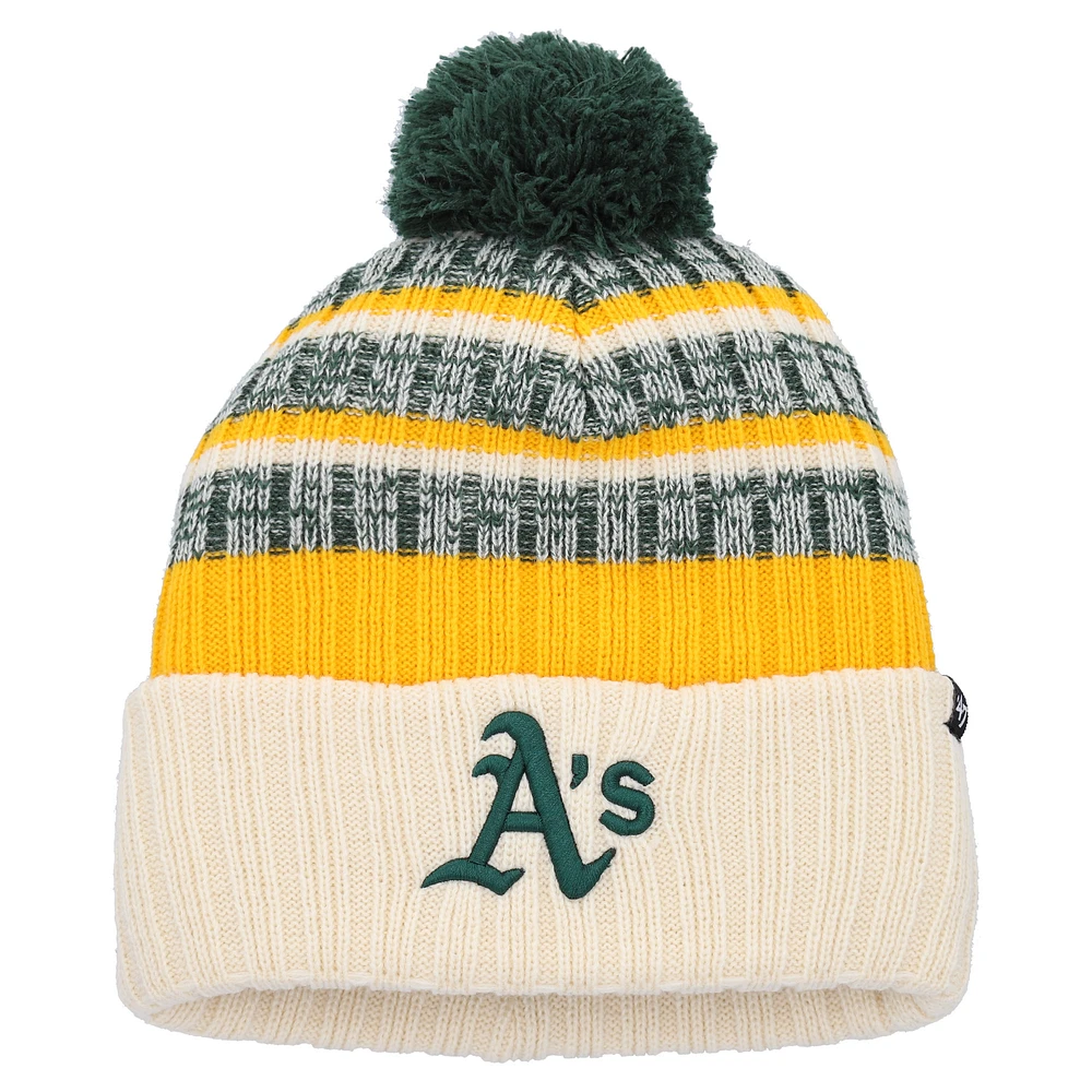 Men's '47 Natural Athletics Tavern Cuffed Knit Hat with Pom
