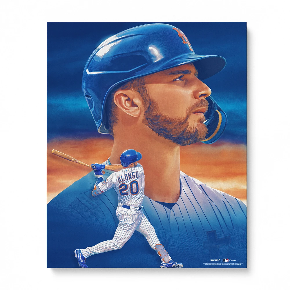 Pete Alonso New York Mets Unsigned 8" x 10" Photo Print - Art by Brian Konnick
