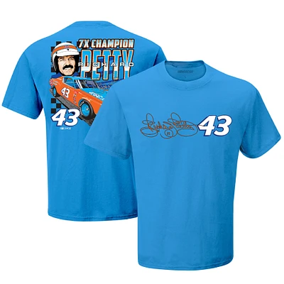 Men's LEGACY Motor Club Team Collection Blue Richard Petty Seven-Time Champion T-Shirt