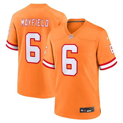 Youth Nike Baker Mayfield Orange Tampa Bay Buccaneers Alternate Game Jersey