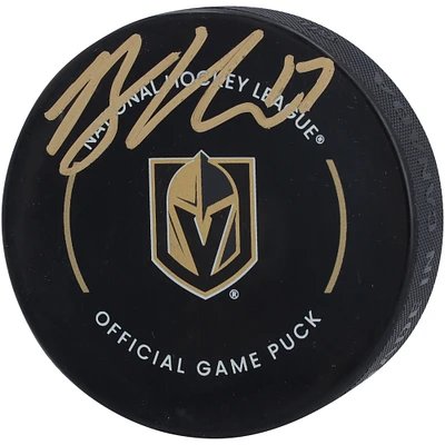 Ben Hutton Vegas Golden Knights Autographed Official Game Puck
