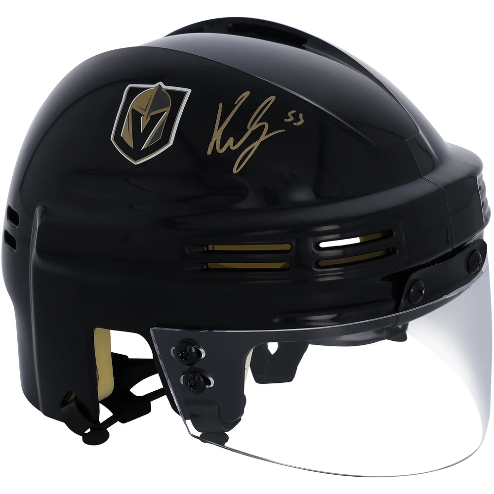 Keegan Kolesar Vegas Golden Knights Autographed Black Mini Helmet