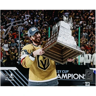 Jonathan Marchessault Vegas Golden Knights Autographed 2023 Stanley Cup Champions 8" x 10" Raising Conn Smythe Photograph