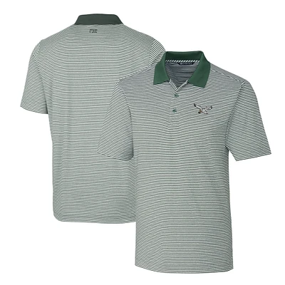 Men's Cutter & Buck Midnight Green Philadelphia Eagles Gridiron Classics Big Tall Forge Tonal Stripe Stretch Polo