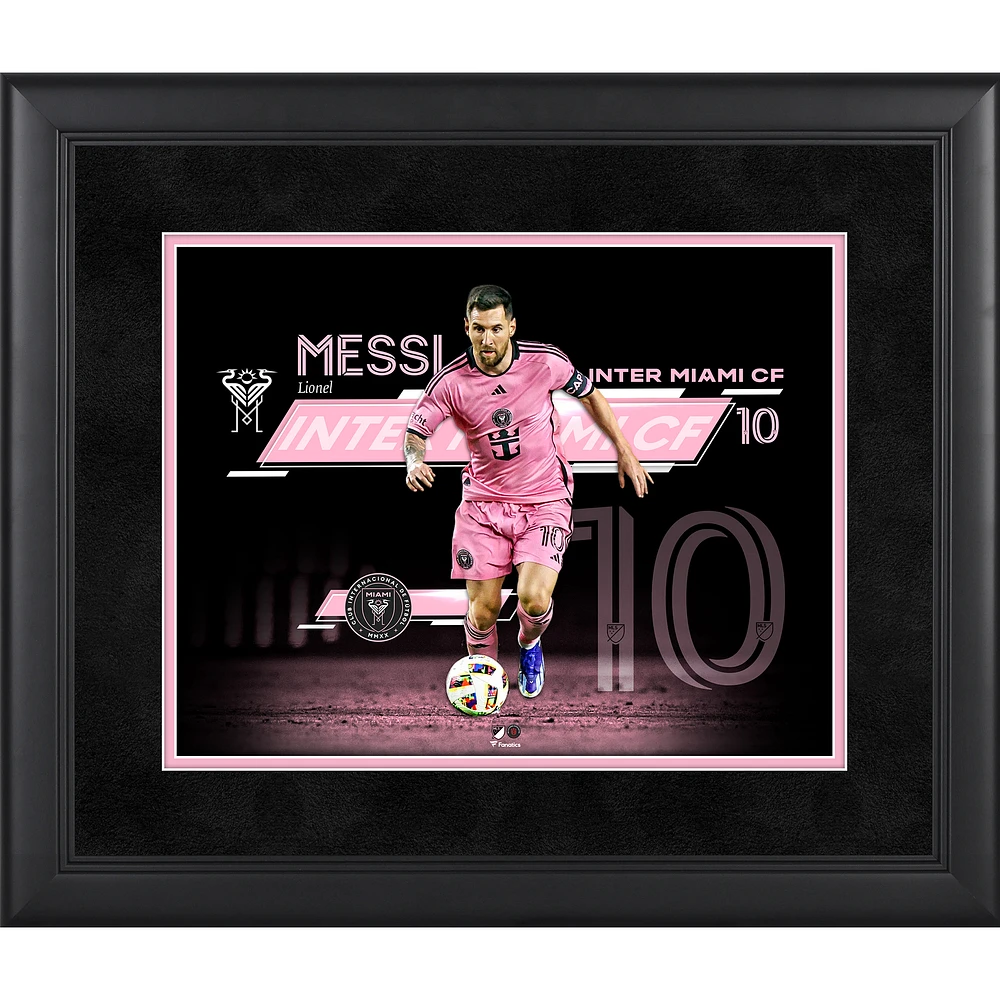 Lionel Messi Inter Miami CF Framed 11" x 14" Collage
