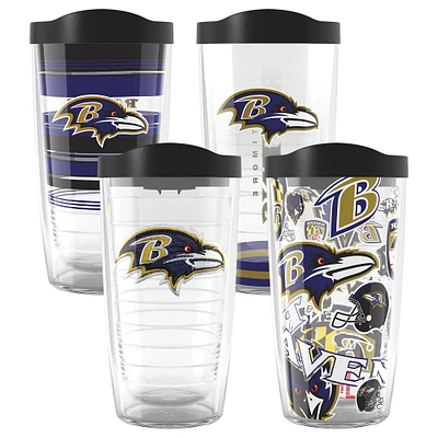 Tervis Baltimore Ravens Four-Pack 16oz. Classic Tumbler Set