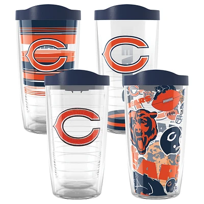 Tervis Chicago Bears Four-Pack 16oz. Classic Tumbler Set