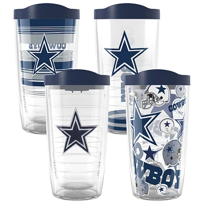Tervis Dallas Cowboys Four-Pack 16oz. Classic Tumbler Set