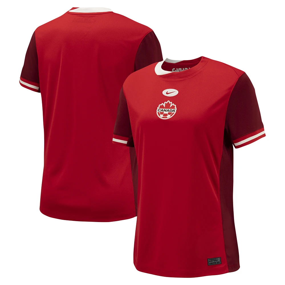 Women's Nike Red Canada Soccer 2024 Home Replica Jersey