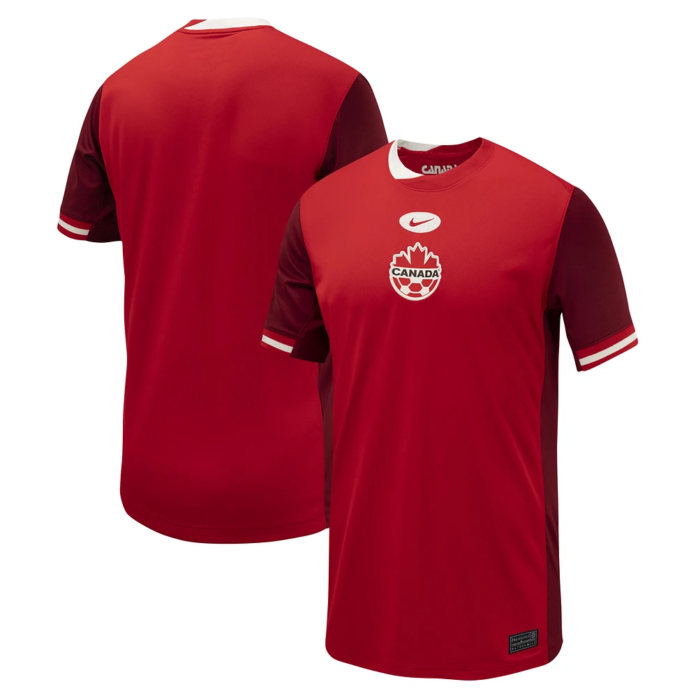 Youth Nike Red Canada Soccer 2024 Home Replica Jersey