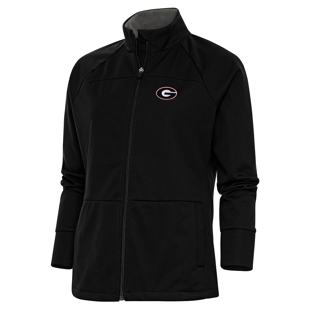 Women's Antigua Georgia Bulldogs Links Full-Zip Golf Jacket