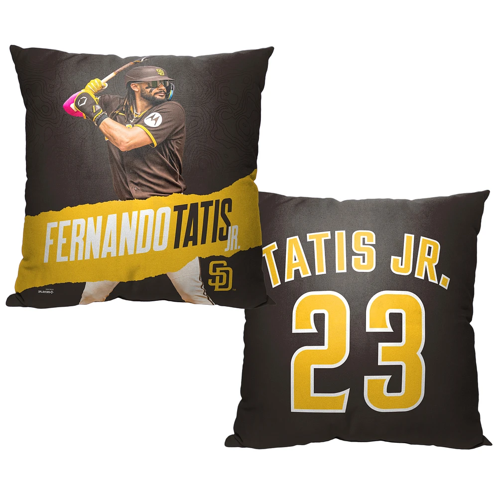 The Northwest Group Fernando Tatis Jr. San Diego Padres 16" x 16" Player Printed Throw Pillow