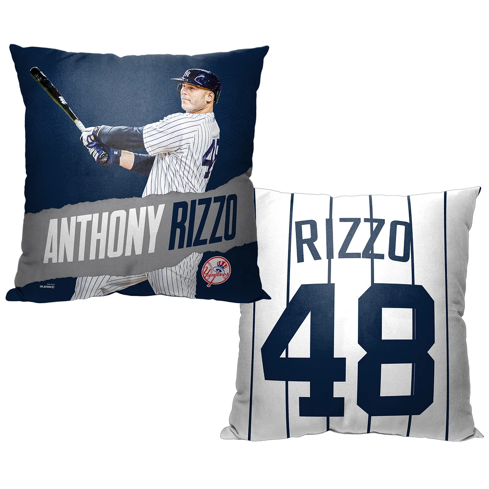 The Northwest Group Anthony Rizzo New York Yankees 16" x 16" Player Printed Throw Pillow