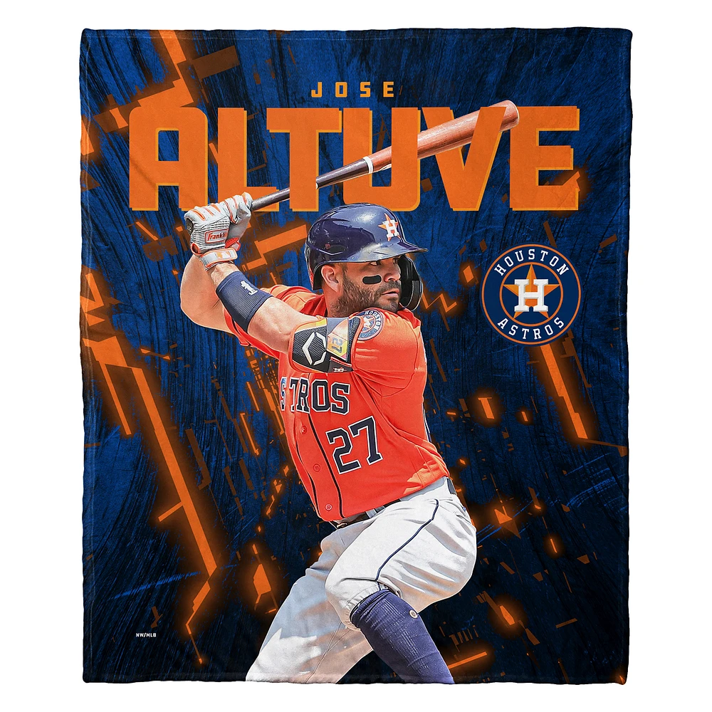 The Northwest Group Jose Altuve Houston Astros 50" x 60" Player Silk Touch Throw Blanket