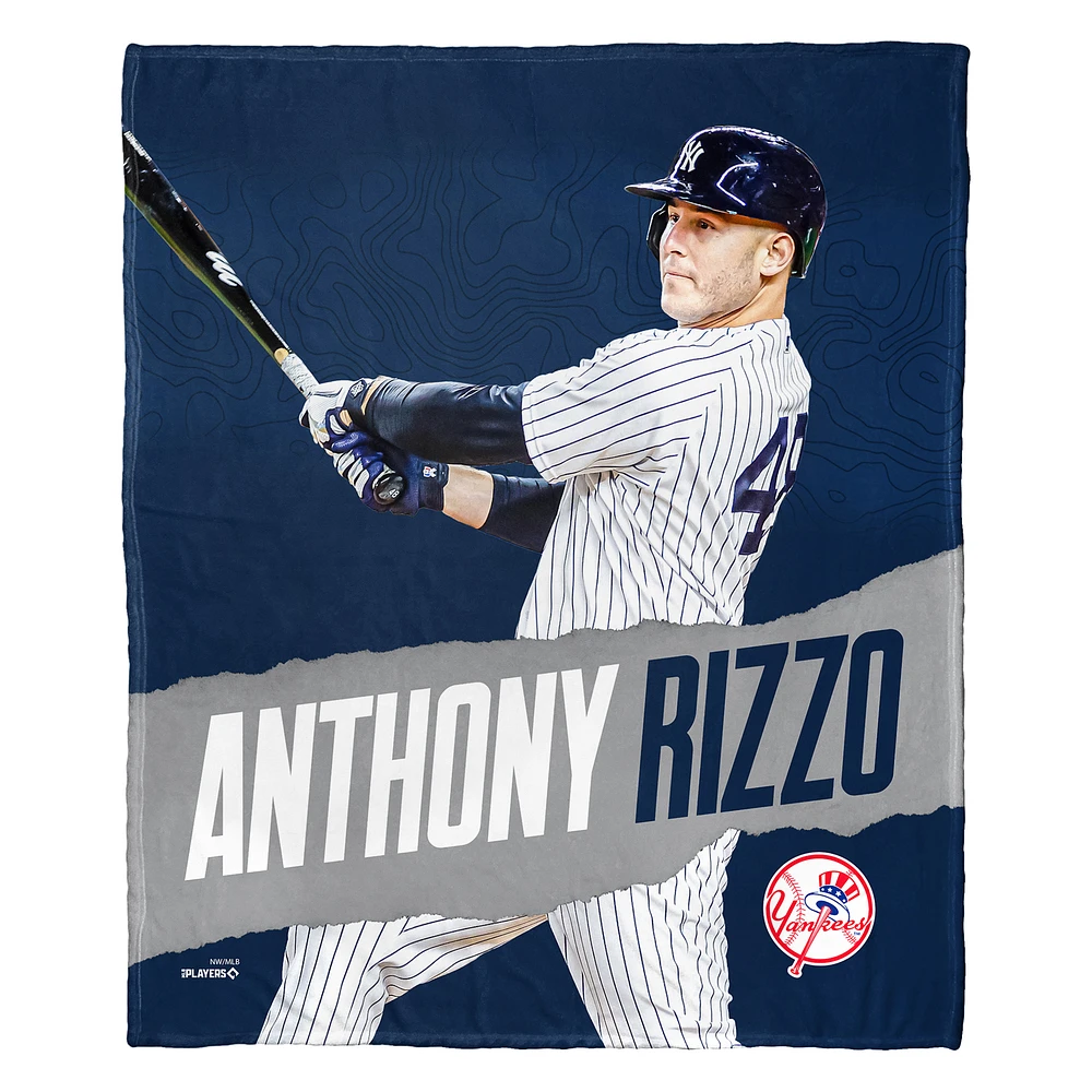 The Northwest Group Anthony Rizzo New York Yankees 50" x 60" Player Silk Touch Throw Blanket