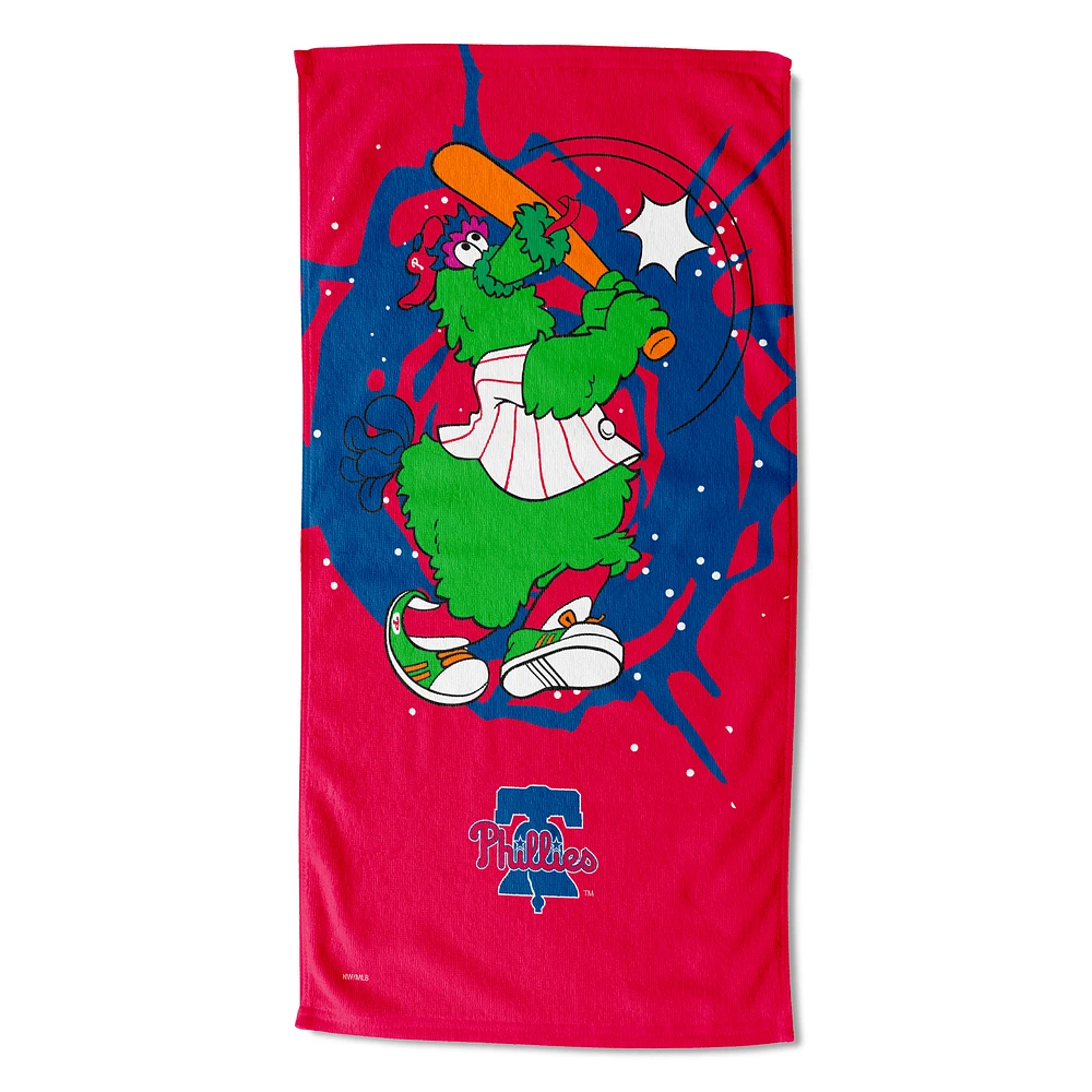 The Northwest Group Philadelphia Phillies 30" x 60" Mascot Printed Beach Towel