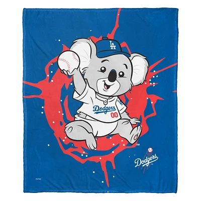 The Northwest Group Los Angeles Dodgers 50" x 60" Mascot Silk Touch Throw Blanket