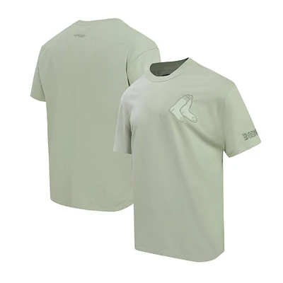Men's Pro Standard Mint Boston Red Sox Oversized Neutral CJ Dropped Shoulders T-Shirt