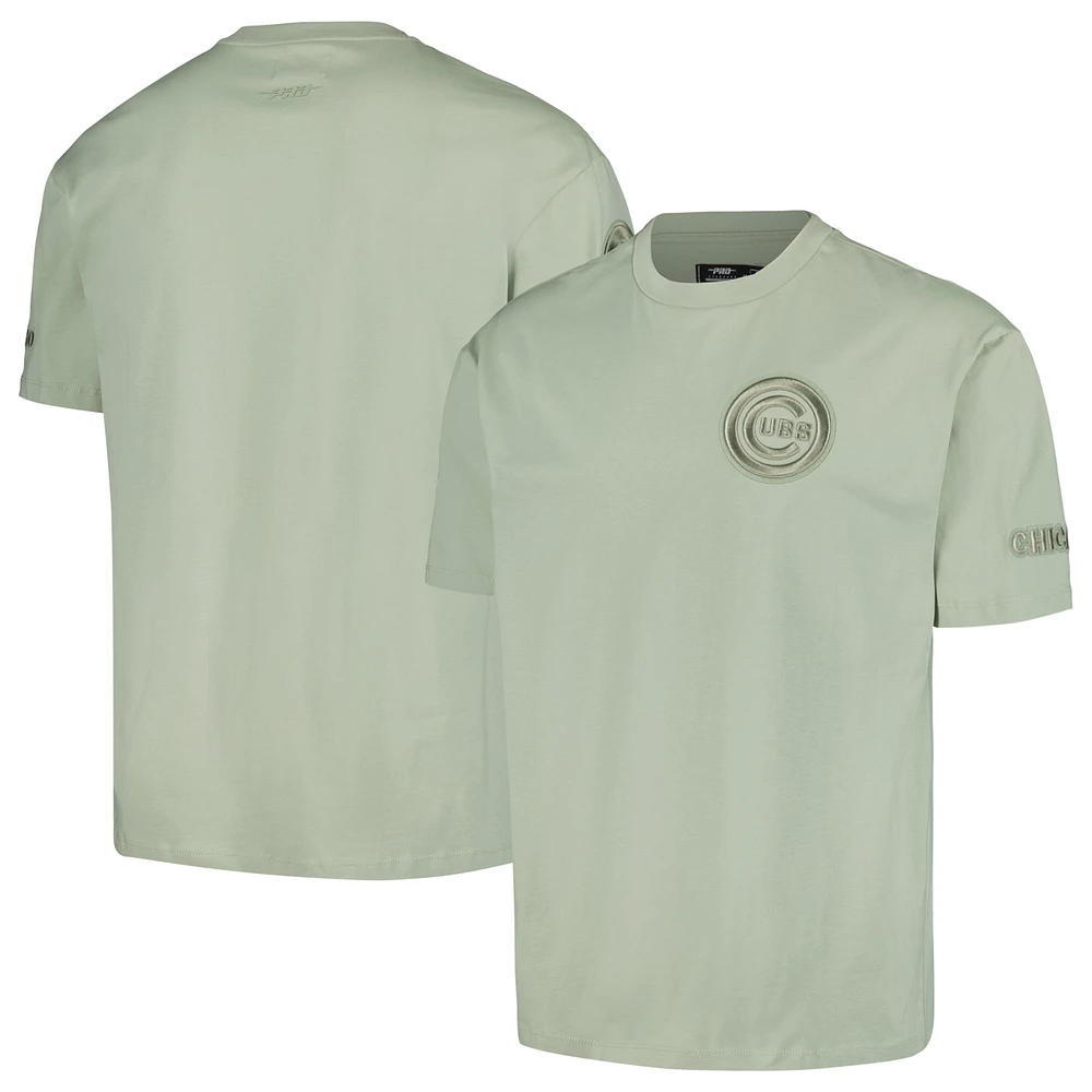 Men's Pro Standard Mint Chicago Cubs Oversized Neutral CJ Dropped Shoulders T-Shirt