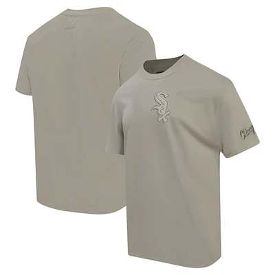 Men's Pro Standard Tan Chicago White Sox Oversized Neutral CJ Dropped Shoulders T-Shirt