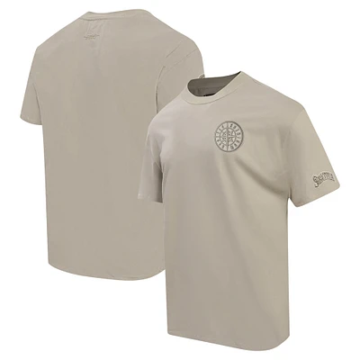 Men's Pro Standard Tan Seattle Mariners Oversized Neutral CJ Dropped Shoulders T-Shirt