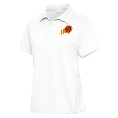 Women's Antigua White Phoenix Suns Motivated Polo