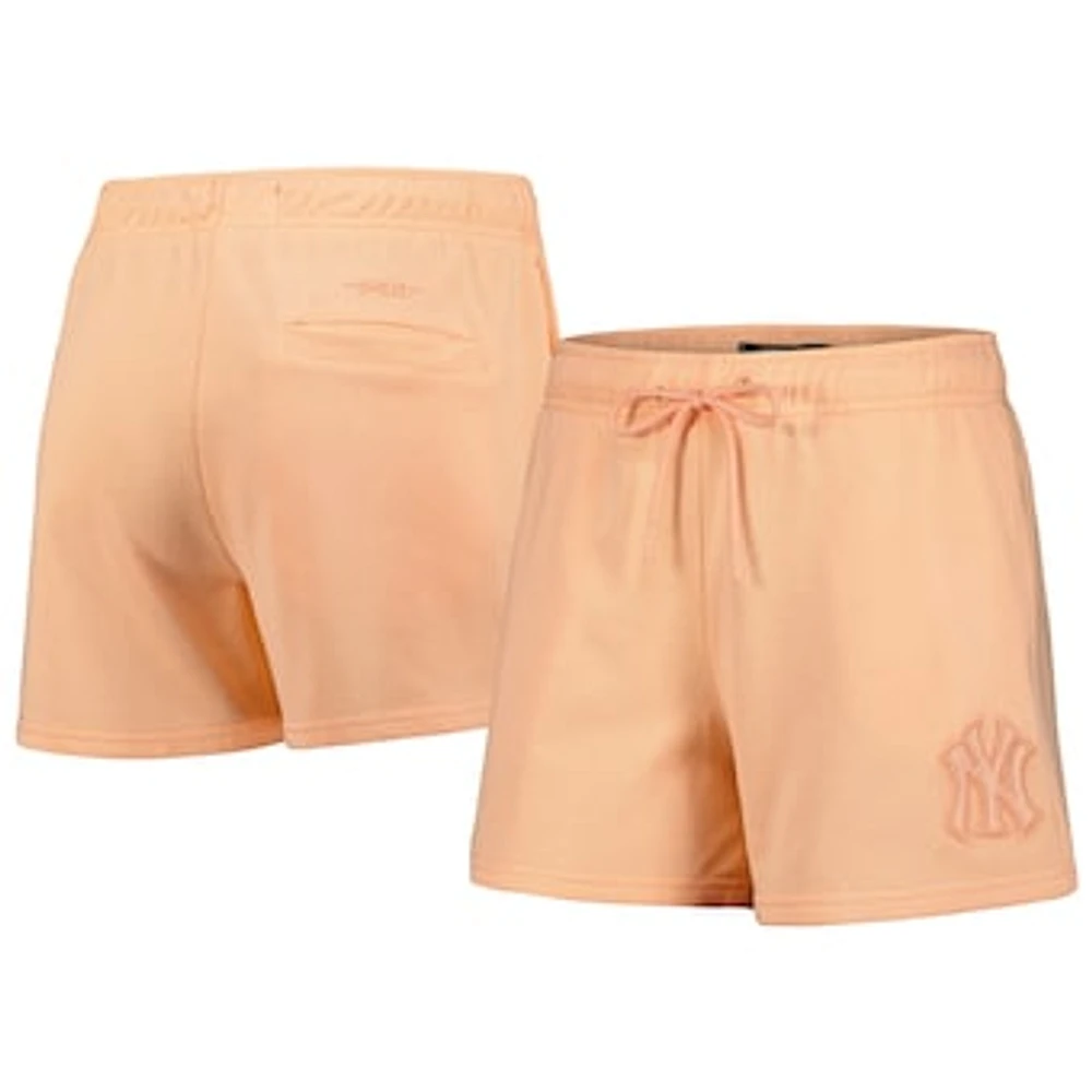Women's Pro Standard Orange New York Yankees Neutral Fleece Shorts
