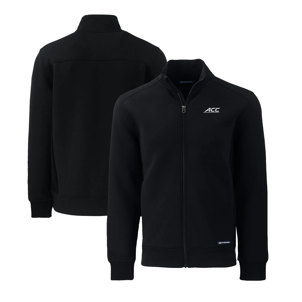 Men's Cutter & Buck Black ACC Gear Roam Eco Recycled Full-Zip Jacket