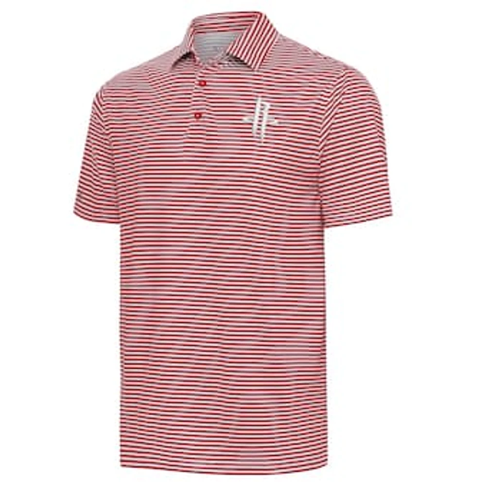 Men's Antigua Red Houston Rockets Skills Polo