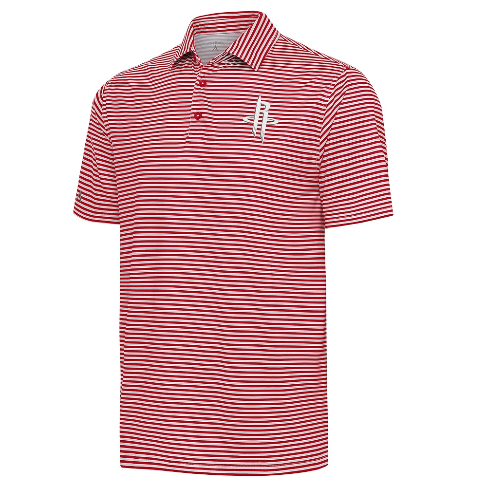 Men's Antigua Red Houston Rockets Skills Polo